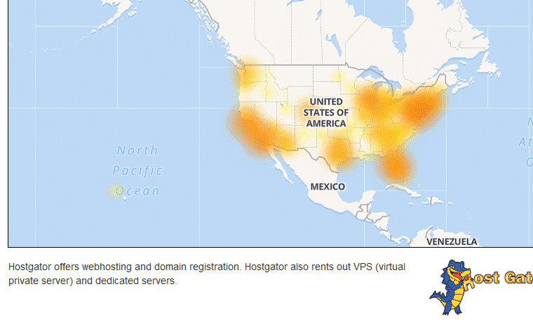 hostgator downdetector