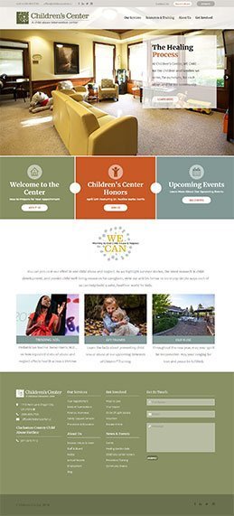 childrens center homepage