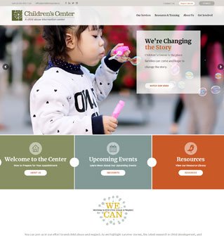 childrens center homepage