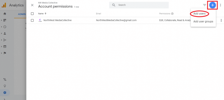 How To Easily Add Users To Google Analytics | NW Media Collective